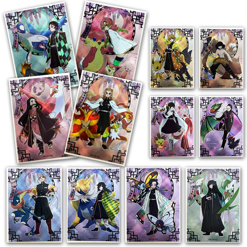 

Anime Demon Slayer Kamado Nezuko Kochou Shinobu Rengoku Kyoujurou Uzui Tengen Tomioka Giyuu Ur Card New Collection Birthday Gift