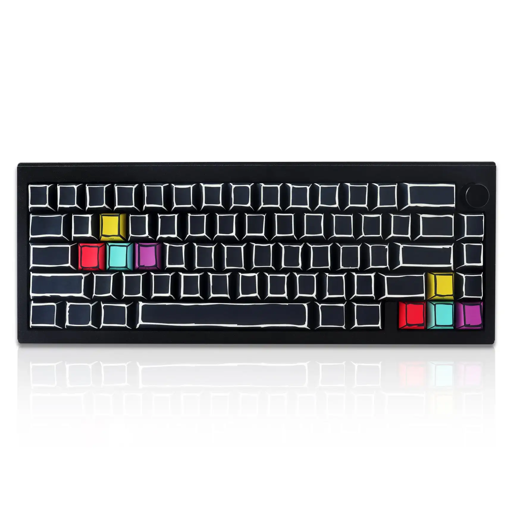 gpdスケッチキーキャップ、チェリープロファイルpbt、キーボード用染料サブ