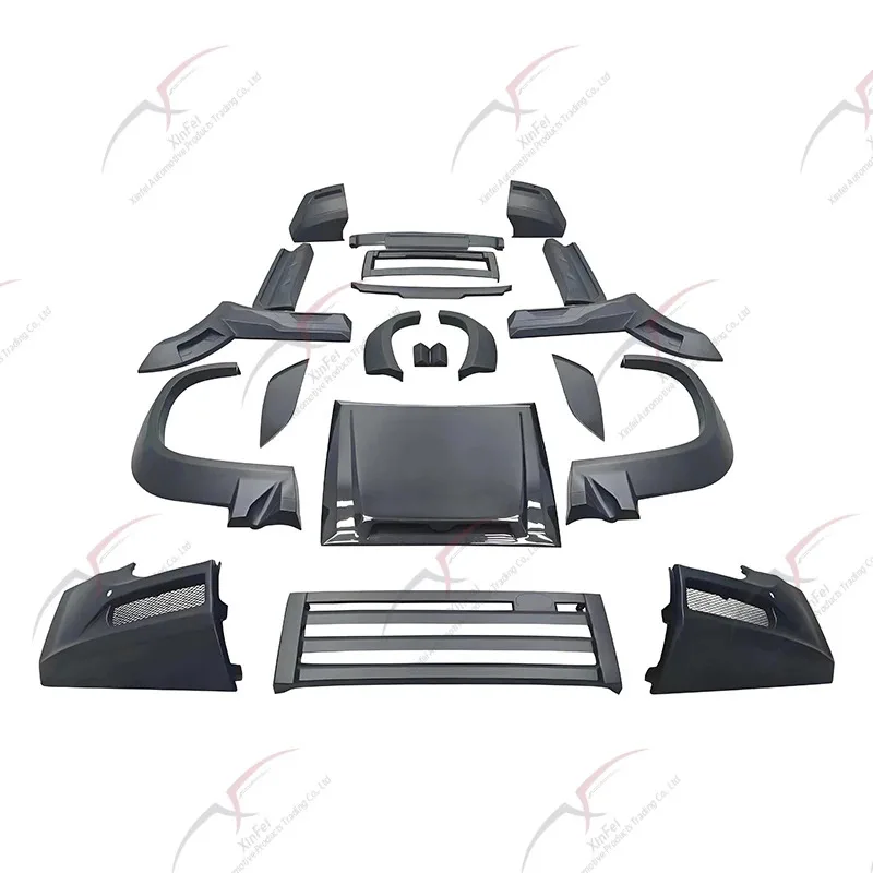 

For Defender Body Kit Upgrade LM Style Car Bumpers Side Skirts Wheel Arch Hood Wide Body Kit Carbon Fiber Accessories