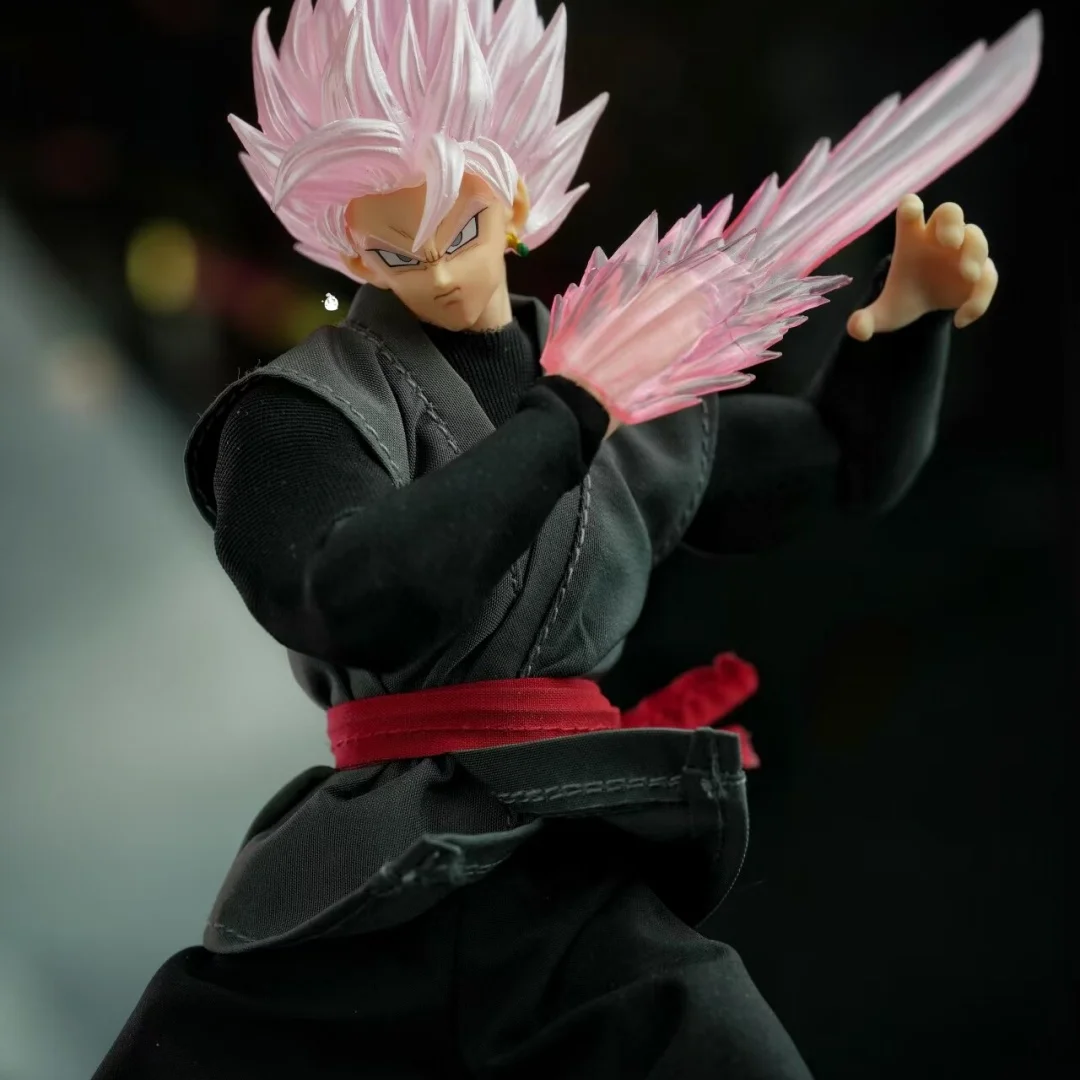 

Одежда ручной работы в стиле аниме Dragon Ball, одежда Сон Гоку, черная одежда Гоку с встроенной железной проволокой, подходит для игрушек 1/12.