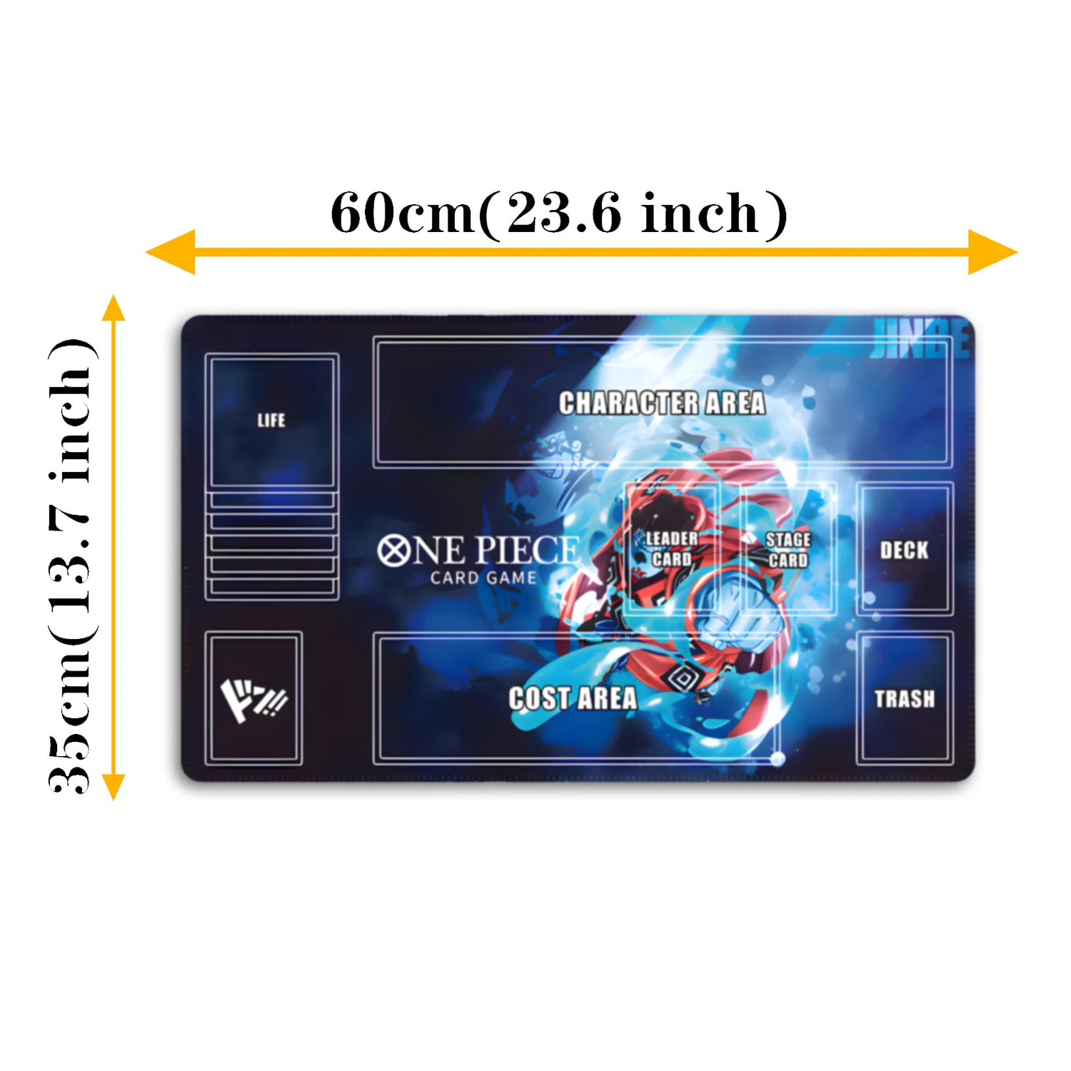 

Anime One Piece Collection Card Trading Game Battle Playmat Luffy Sanji Nami TCG Game Cards Playmat for Christmas Gift