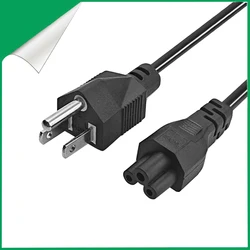 AC Power Cord Lead 3 Pin US PLUG PC LCD Cable Prong Laptop,1M Multipurpose.500W High power Pure Copper 3X0.75mm²