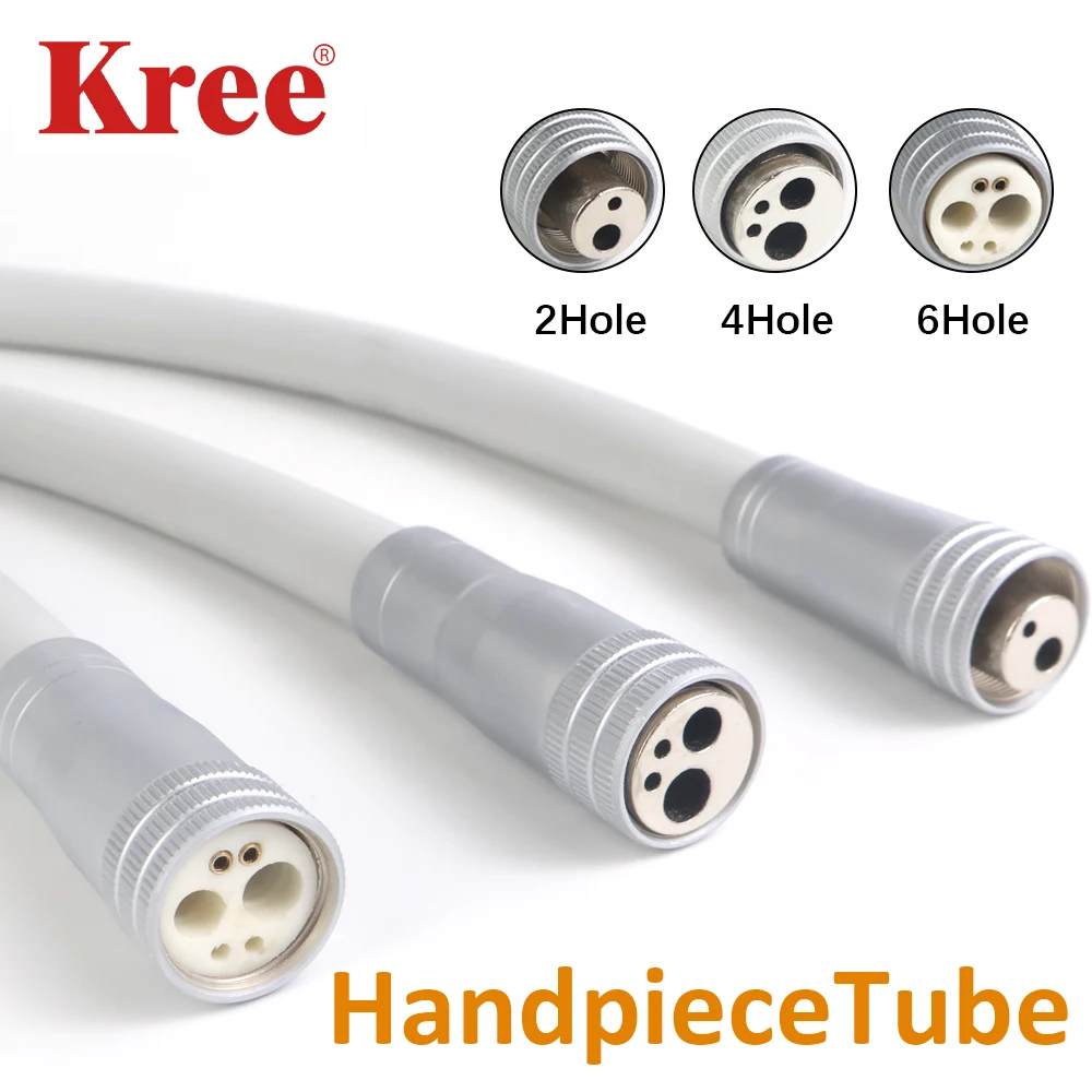 

Dental handpiece hose Fiber Optic Tube Silicone High Speed Handpiece Hose wire 2/4/6holes for dental chair dentistry equipment