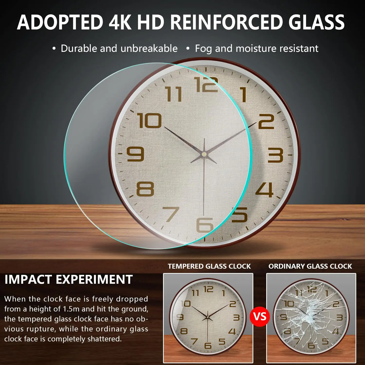 Thumbnail 4 - #92 Best Large Decorative Wall Clocks to Buy In 2026