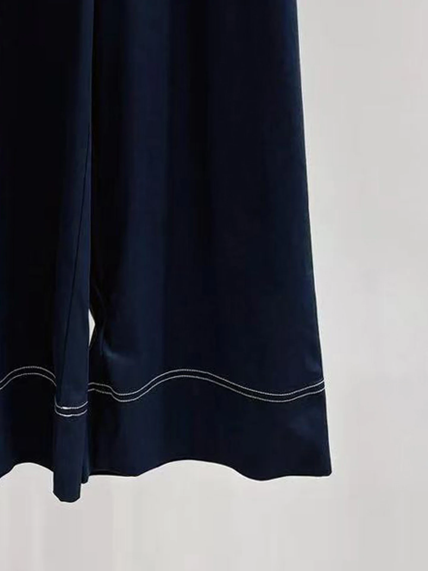 하이웨이스트 와이드 레그 청바지 여성 캐주얼 루즈핏 다용도 하이웨이스트 와이드 레그 데님 팬츠 가을 시즌용