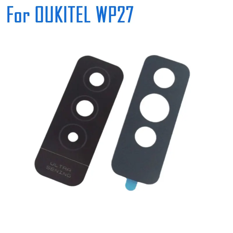 Nouveau Original OUKITEL WP27 objectif de caméra arrière lentille de caméra arrière couvercle en verre avec accessoires adhésifs pour téléphone intelligent OUKITLE WP27