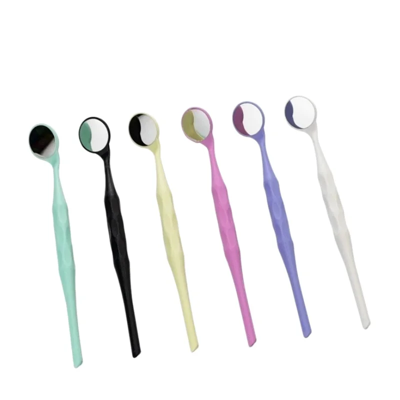 10Pcs/Box Dental Single Sided Mouth Mirrors Premium Front Surface Mouth Exam Reflector Autoclavable DentistryTool