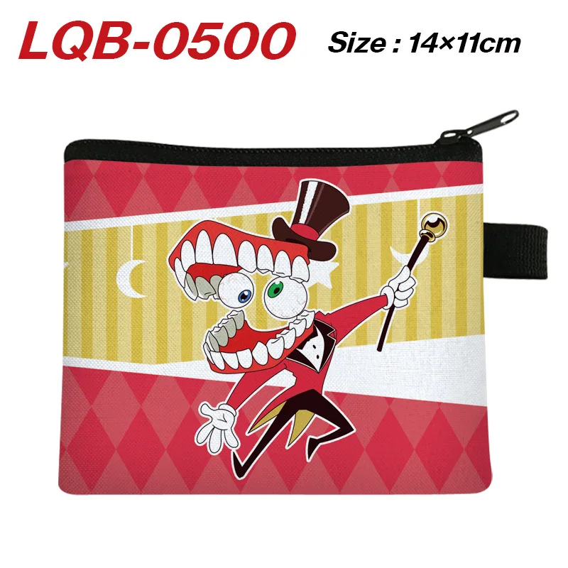 The Amazing Digital Circus Anime Peripheral Portable Card Pomni Jax Coin Fashion Storage Bag Birthday Gift view 3