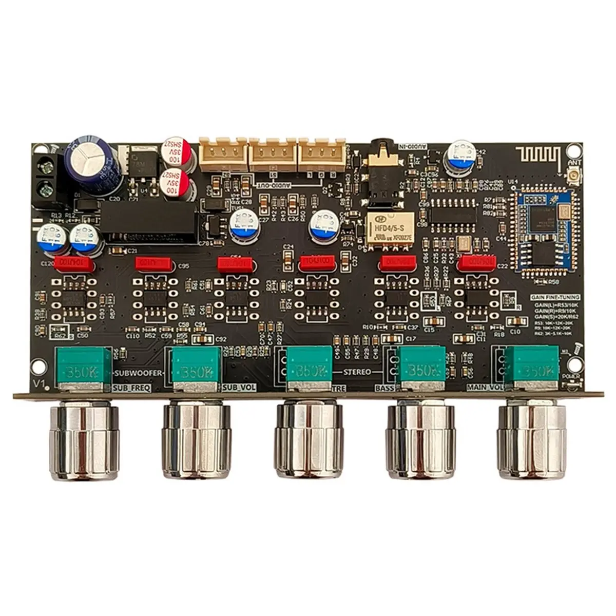 B21B - Preamplifier Tone Board 2.1 Channel Subwoofer with Bluetooth Decoding QCC3034+ES9023
