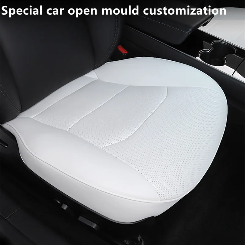 Custom Make Seat Covers For Tesla Model 3 Y S X  Nappa Leather / 8 Grade Anti Fouling Seat Cushionss Car Interior Accessories