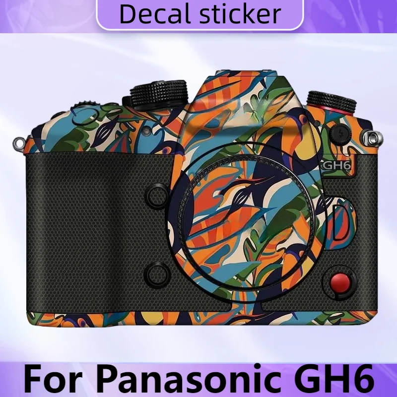 

Виниловая пленка-наклейка для камеры Panasonic GH6, защитная пленка-наклейка для корпуса камеры Lumix GH 6, защитное покрытие