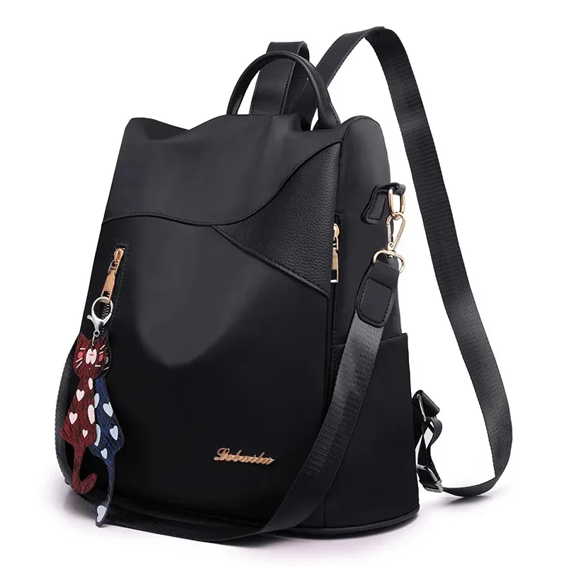 Fashion Backpack Women Waterproof Oxford Cloth School Bags for Teenage Girls Casual Ladies Shoulder Bags Large Travel Backpack