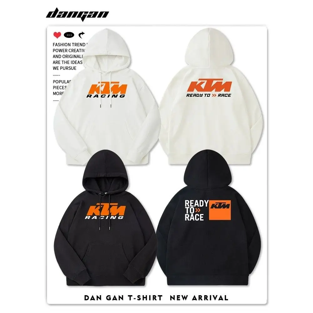 Sudadera para Entusiastas de Motociclismo del Equipo KTM, Chaqueta Unisex para Motociclismo, Primavera/Otoño/Invierno