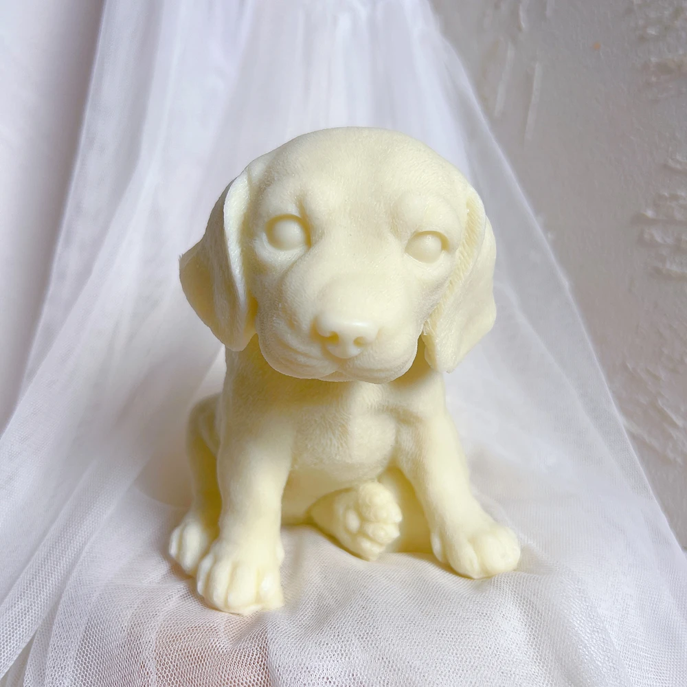 Beagle Dog Candle Mold Animal Puppies Wax Silicone Mould Puppy Dog Lover Home Decor