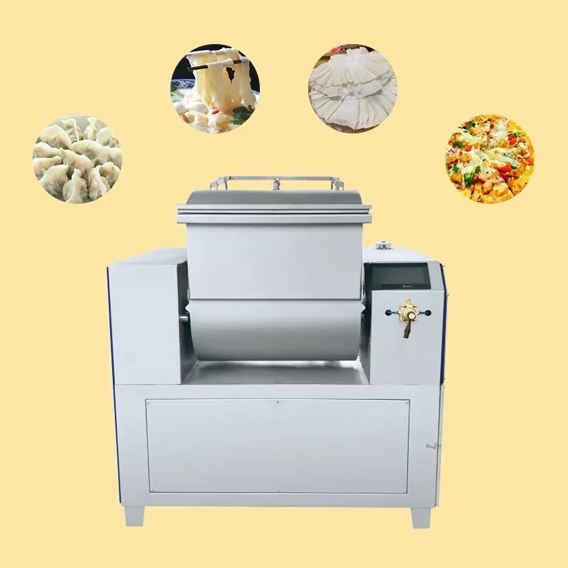 Customize Large Horizontal Industrial Dough Mixer Stainless Steel 304 High Productivity Flour Wheat Corn Flour Mill New