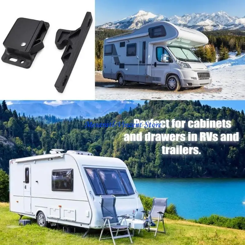 A70F Cupboard Cabinet Door Latchs Lock Catches Buckle for Camper Marine Closet Drawer