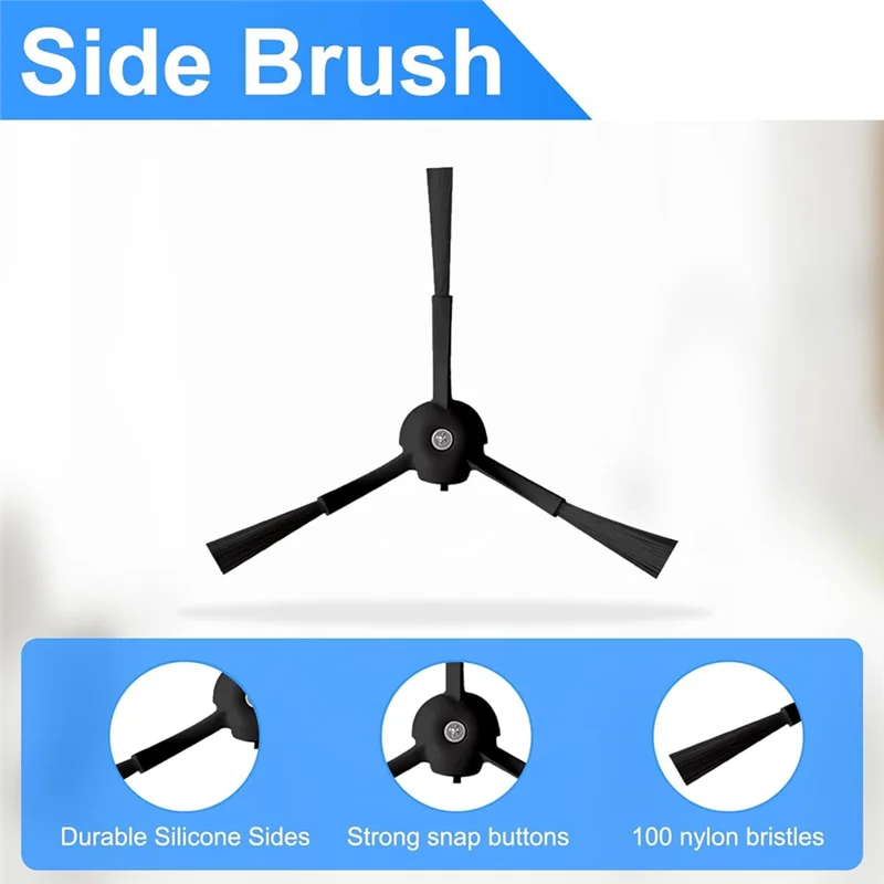 Accesorios estables para Roborock S8 Pro Ultra S8 S8 + filtro de Cepillo Lateral principal bolsa de polvo piezas de accesorios de Robot aspirador