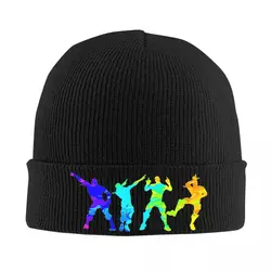 Fortnited Battle Royale Dance Of Victory Bonnet Hat Beanie Hats Knit Hat Autumn Winter Casual Men Women Unisex Gym Head Wrap Cap