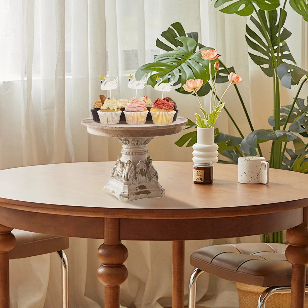 

Французский деревянный поднос, многоразовый декоративный поднос для хранения, износостойкий поднос для фруктов, реквизит для свадебной фотосъемки, украшения, поделки