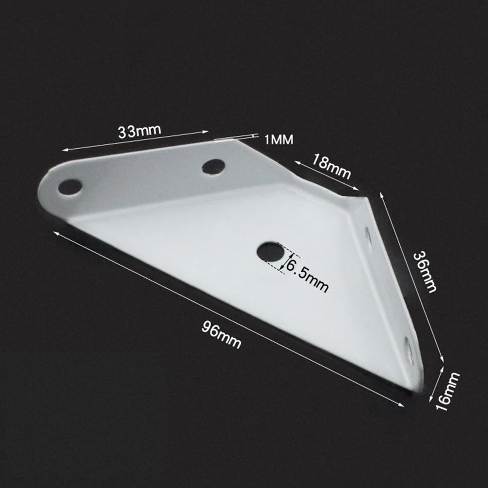 4PCS 1mm Thick Iron Angle Corner Brackets for Reinforcing Furniture and Wood Connections with Strong Right Angle Support