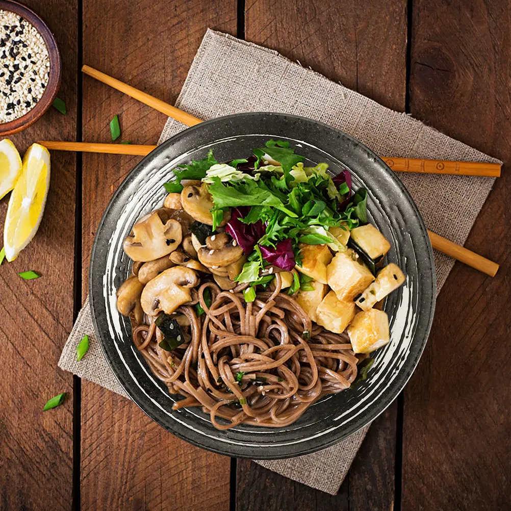 

Ceramic Ramen Bowl Creative Japanese Style Smooth Surface Food Serving Tableware for Restaurant Home Salad Noodle Soup Bowl