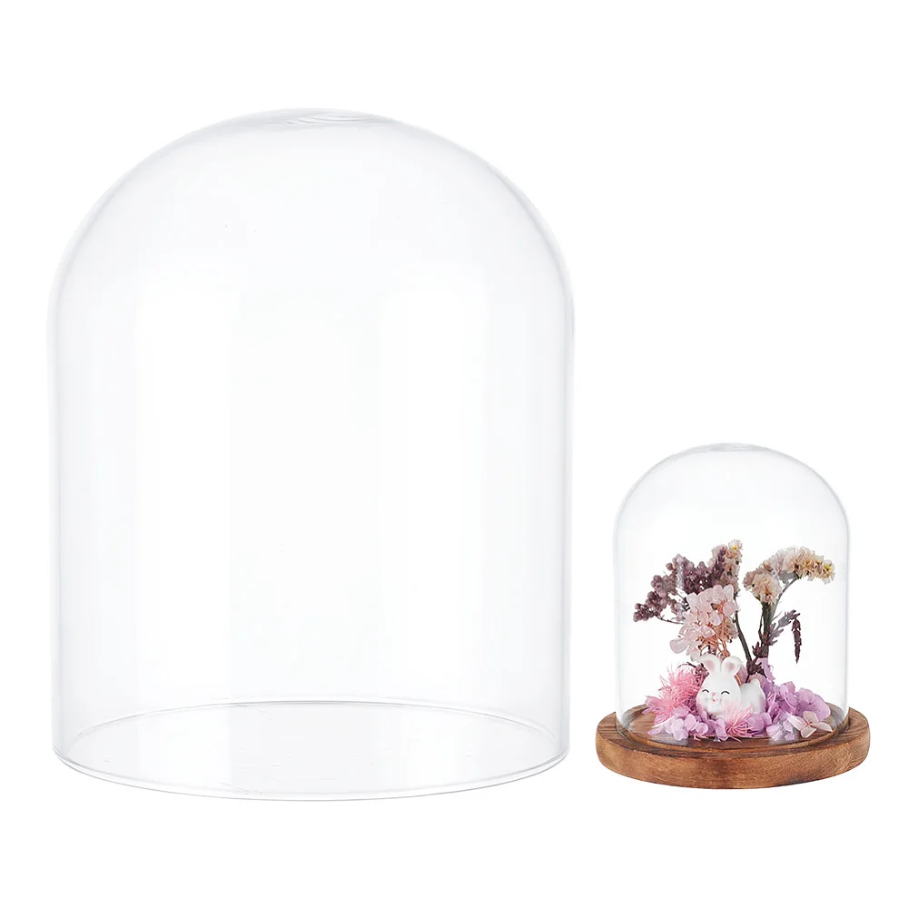 Clear Cloche Glass Dome 4.7