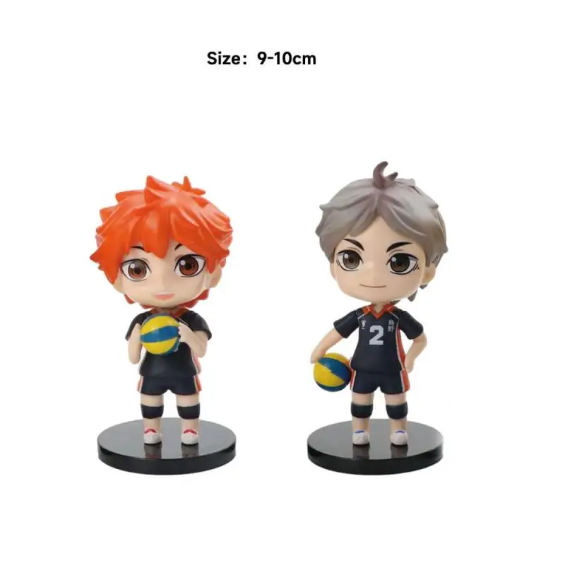 Haikyuu!! Anime Figure Doll Model Toy Q Version Dolls Pvc Model Oikawa Tooru Kenma Kozume Cartoon Doll Ornaments Gift Toys