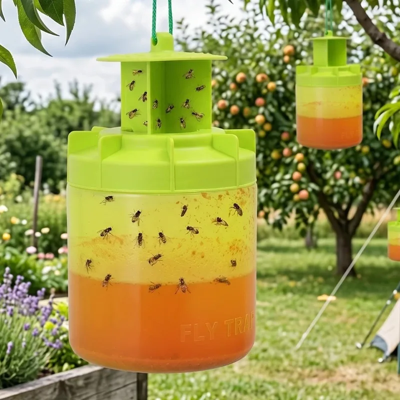 Powder Fruit Fly Trap Killer Long-Lasting Deterring Bait Anti Fly Fruit Killer Catcher Orchard Insect Trap Pest Control Bee Trap