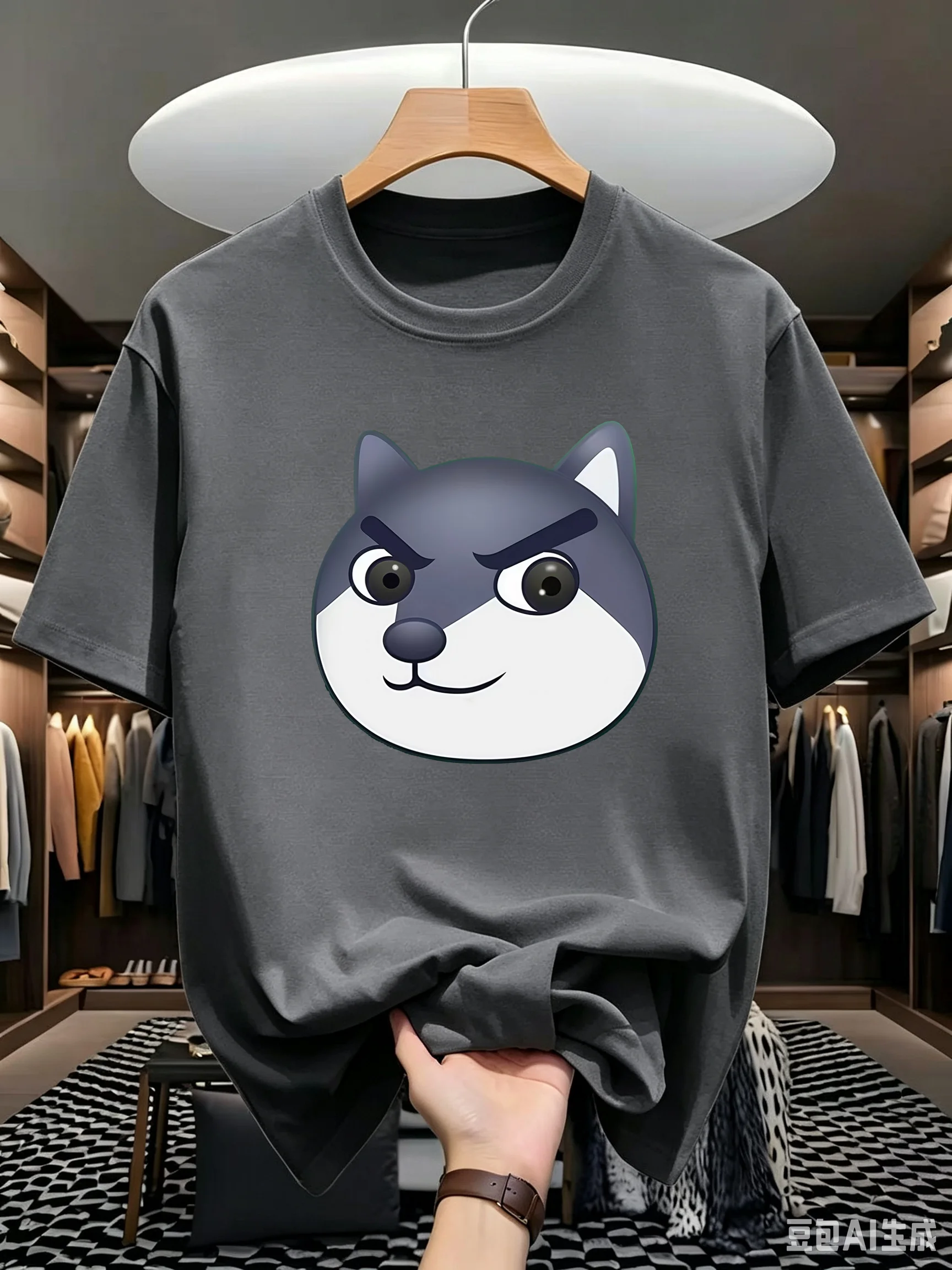 Men T-shirt O-neck Fashion Design Sports Leisure T-shirts Male Tops Tees Meme Short Sleeve T Shirt for Men Womam