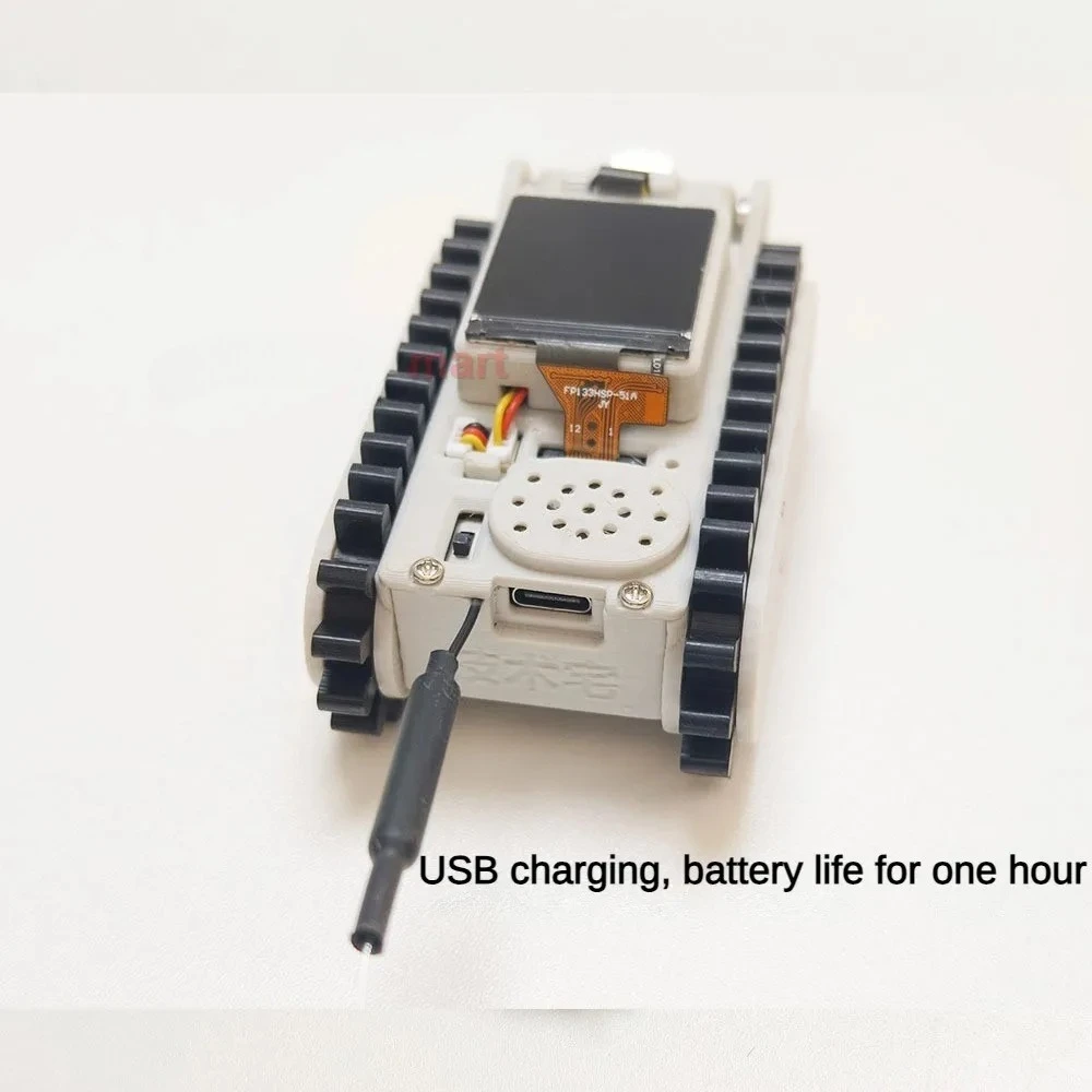 Pipeline Inspection Wireless Video Car Track RC Robot with Camera Maker Teaching Esp32 Scanning Code Networking DIY Program Toys