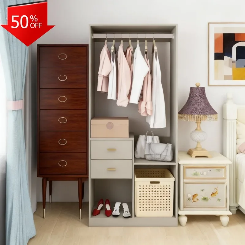 

Bedroom Broom Cabinets Storage Closet Armored Clothes Room Space Saving Cabinet Alacena Organizador Armario Ropa Home Furniture