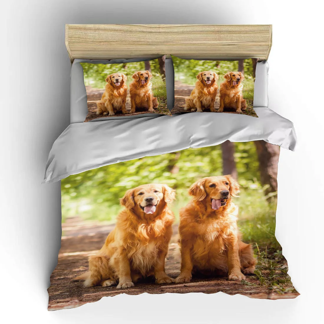 10 sizes World famous dog Bedding Set Cartoon Duvet Cover Pillowcases Bedlinen Kids Bedclothes Twin Full Queen King Size boygift