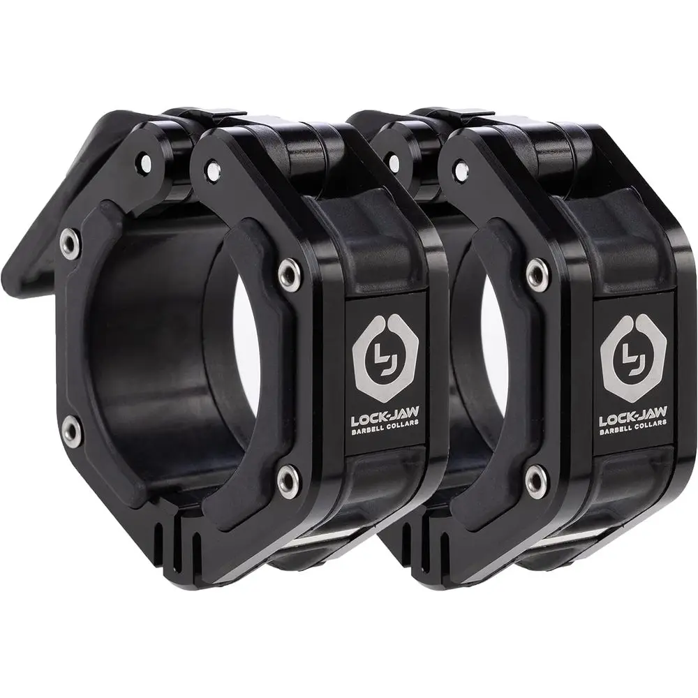 

Heavy-Duty Bar Clamps with Magnets for 2 & 50mm Bars - Secure Weight Bar Clamps for Strength Training and Home Gym Accessories
