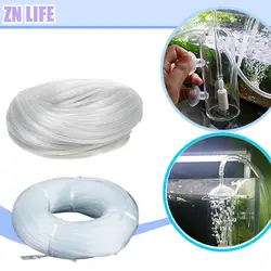 Fish Tank Air Compressor Aerator Pipe Aquarium Accessories Silicone Oxygen Pump Hose 4 Inner Diameter Water Pump Tube Clear Pump