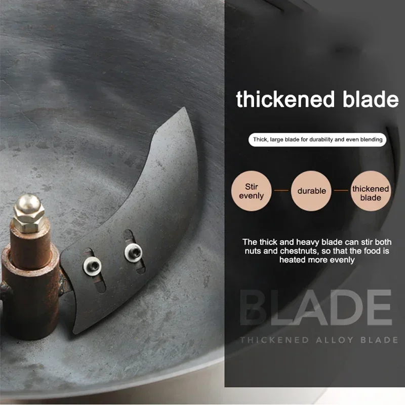 Aparatos comerciales, máquina tostadora Vertical, máquina comercial de castañas fritas a Gas, máquina multifuncional de castañas fritas con azúcar