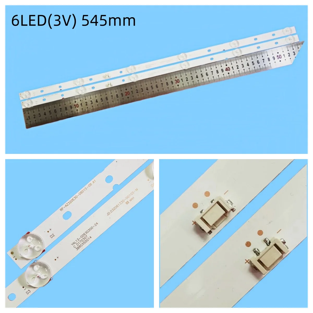 

New LED TV's Illumination Bars For SUPRA STV-LC32ST1000W Backlight Strips RF-AZ320E30-0601S-08 A1 A2 YAL13-00630300-29 Bands