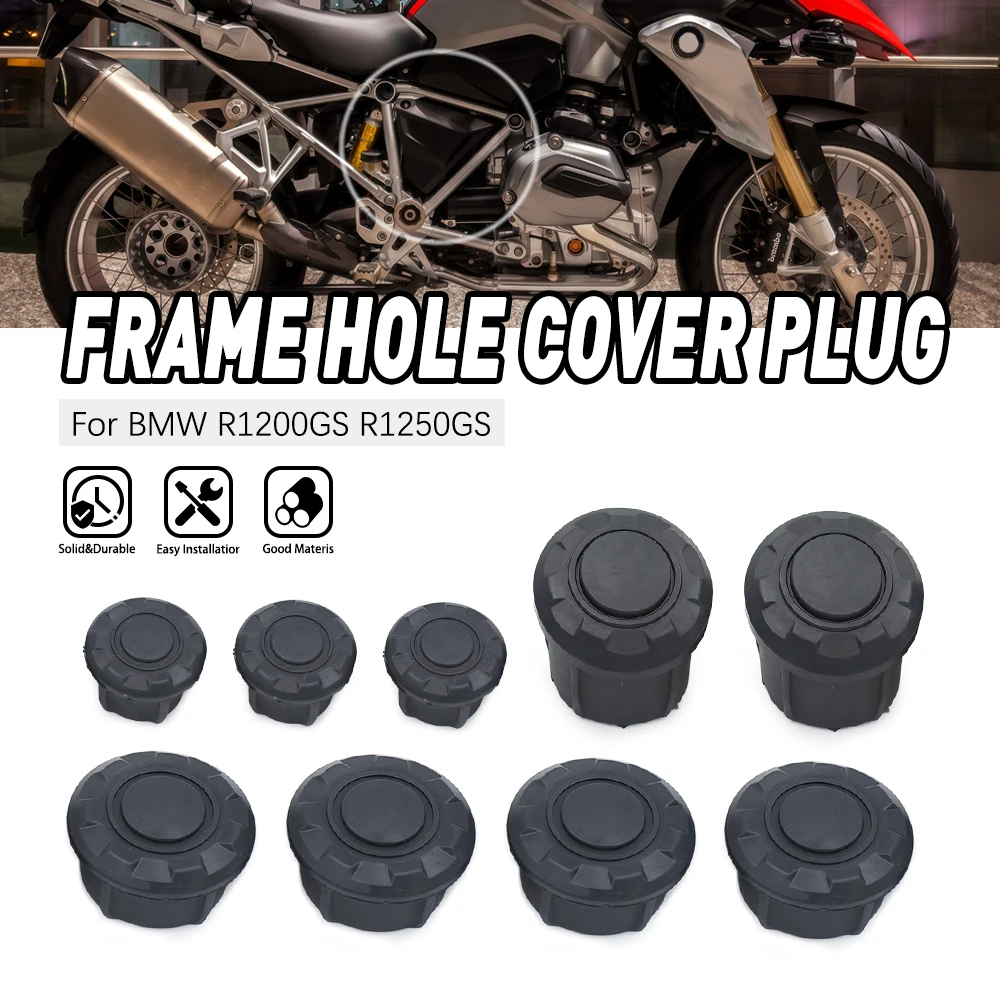 

For BMW R1250GS LC R1250GS R 1200 1250 GS Adventure adv 2022 2023 Frame Hole Cover Caps Plug Decorative Frame Cap Set Motorcycle