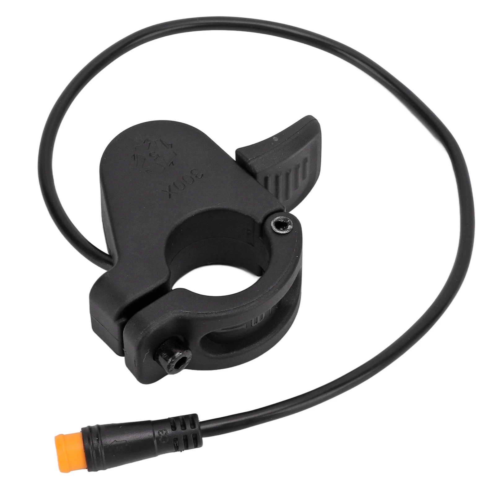 Electric Bike Thumb Throttle Bike 300X Speed Regulater Accelerator Conversion Part with Waterproof 3 Pin Male Connector