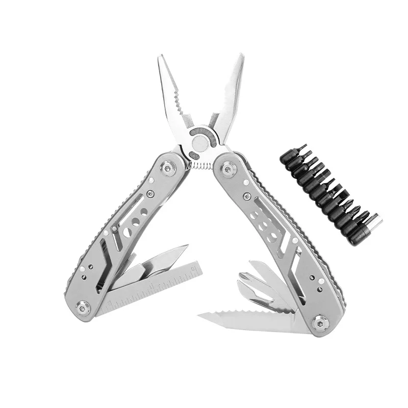 Multi-tool Pliers Outdoor Combination Knife Pliers Stainless Steel Folding Portable Multi-purpose Camping Survival Pliers Tools