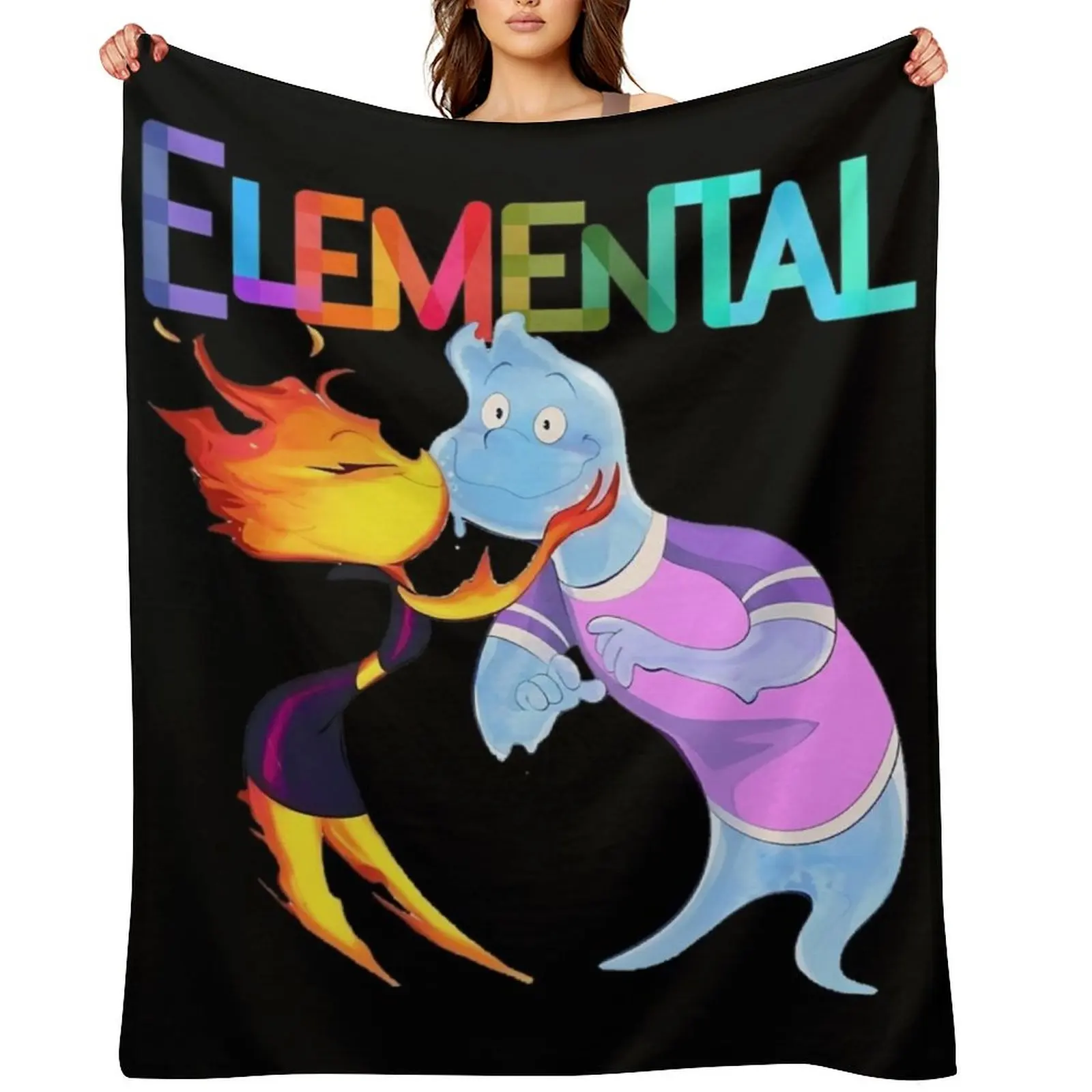 

Elemental - Wade & Ember Throw Blanket heavy to sleep Moving valentine gift ideas Blankets For Sofas Blankets