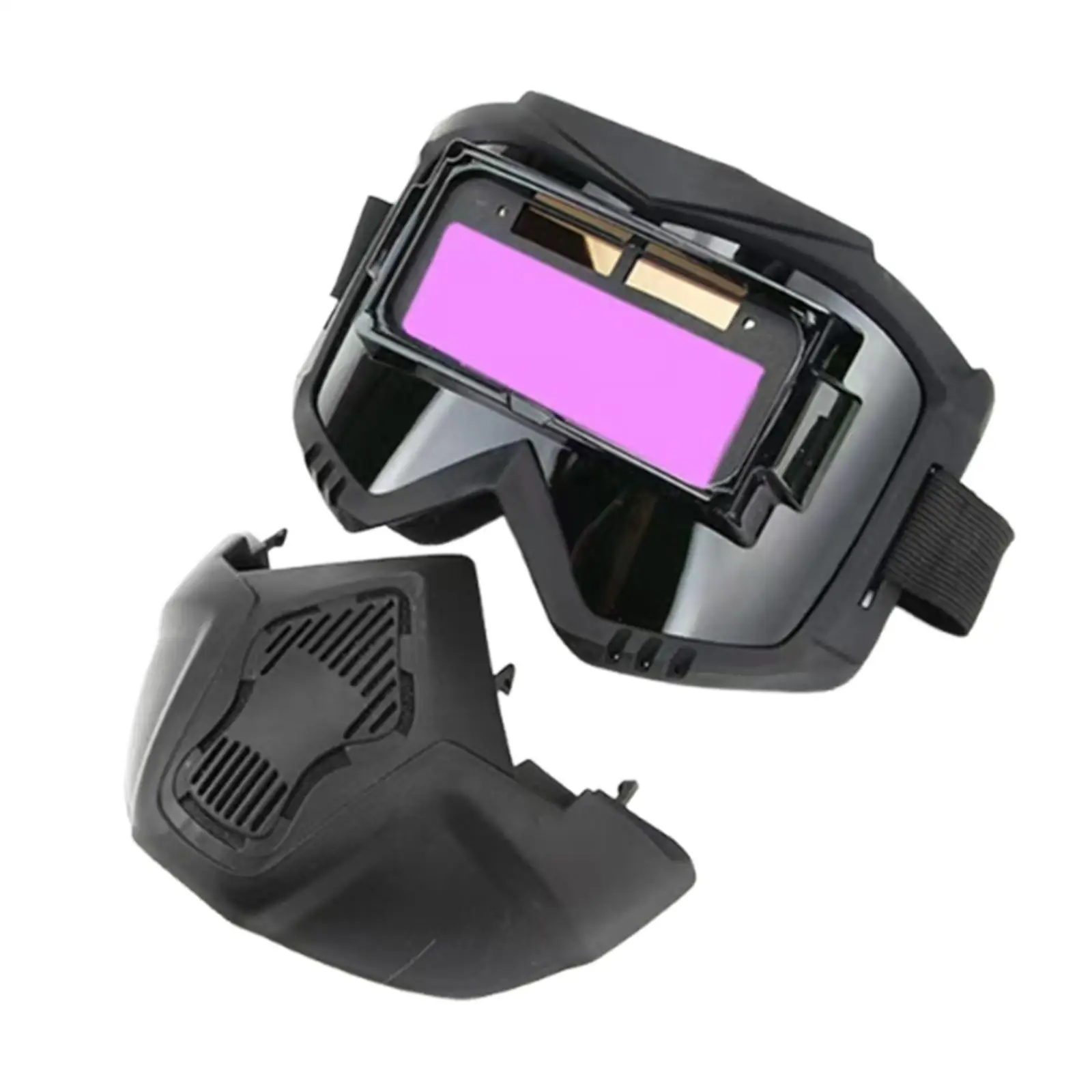 Automatic Variable Light Welding Mask Full Face Shield Adjustable Removable for TIG Mig ARC Black Color Professional