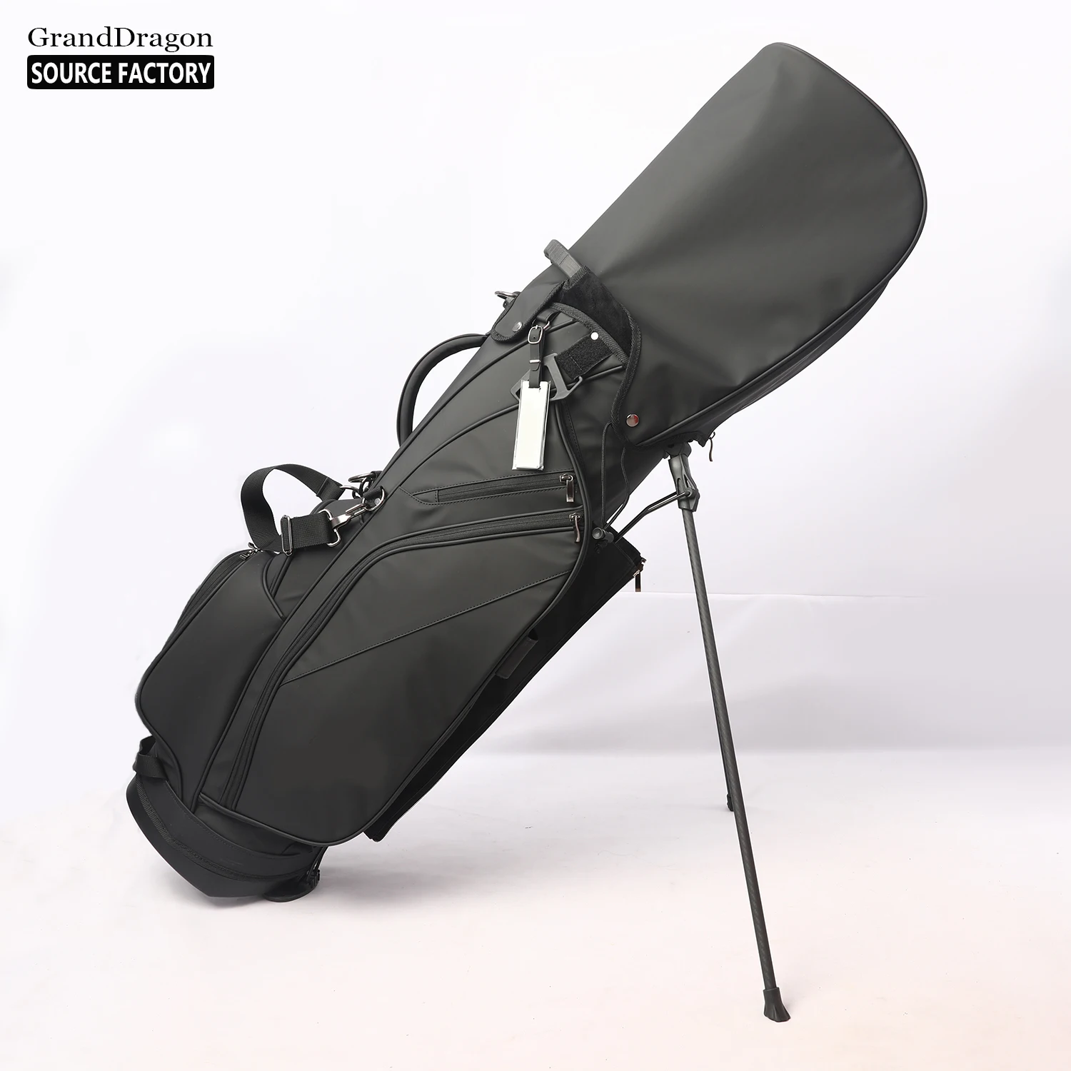 Factory Price  OEM /ODM  Custom Logo Light Weight Golf Bags Large Capacity  Premium PU Leather Stand Golf Bags