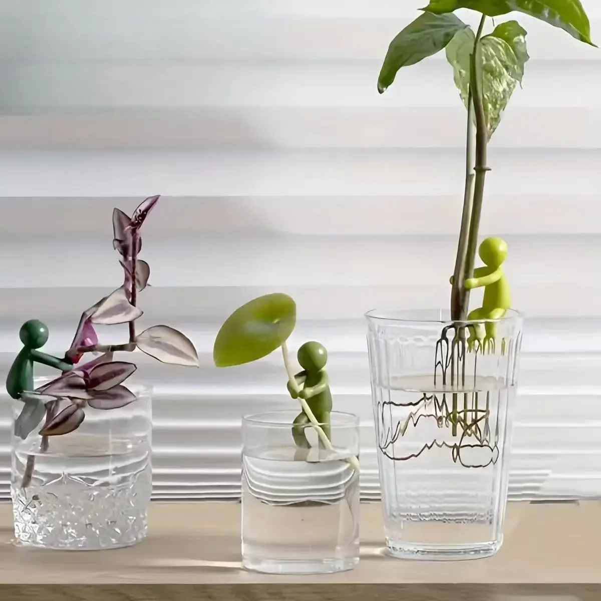 1/3 шт. подставки для размножения растений с опорой для стебля — милые садовые фигурки, устойчивая основа для использования в помещении и на открытом воздухе