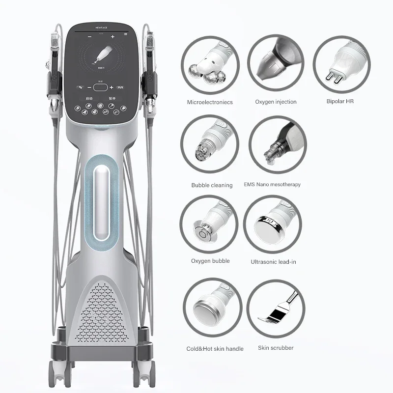 NV-WB09 hot products bubble spa blackhead vacuum face scrub machine