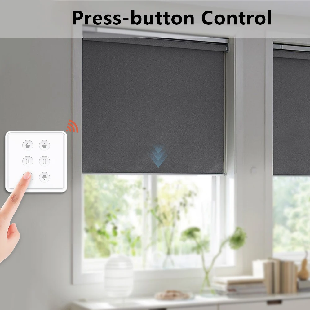 Loratap-Tuyaスマートライフスイッチ,ダブルカーテンスイッチ,2 in 1,Googleアシスタント,Alexa,Zigbee 3.0で動作