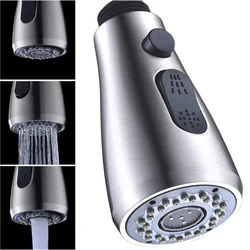 1pc Faucet Extender Metal Alloy,Three Modes,Head Water Saver Home Extended Shower Spray Filter