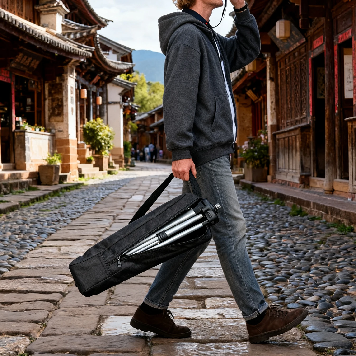 40/50/57 سنتيمتر حقيبة يد حمل حقيبة للتخزين ل هيئة التصنيع العسكري حامل ثلاثي القوائم حقيبة التخزين مقاوم للماء غطاء حامي للصدمات #6