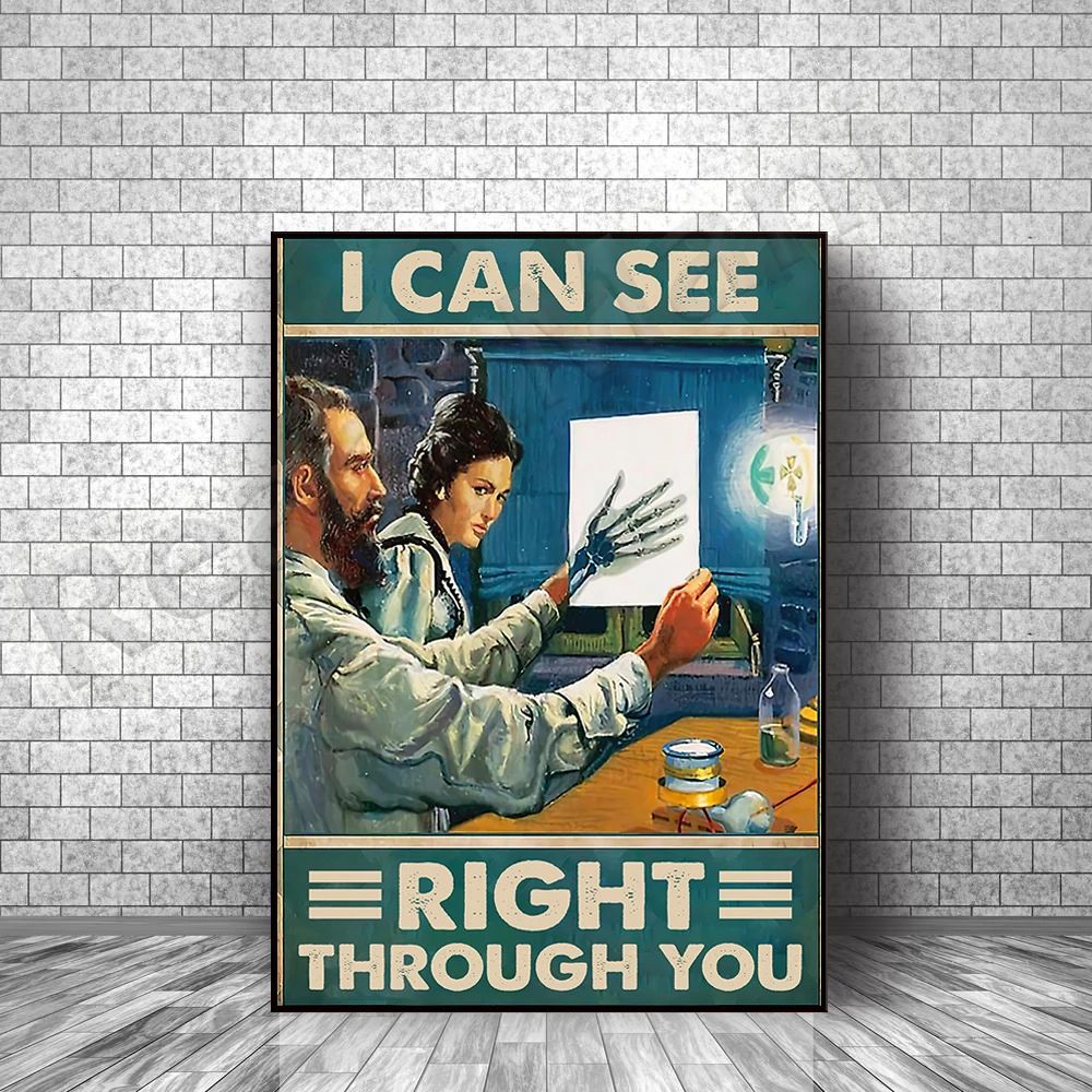 Office Print Tech - Technology Vintage Poster, I Can See