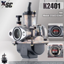 K2401 carburetor Motorcycle For Minsk 125CC Motorcycle Carb 25mm Replaces K-2401 Motocross Accessories Dirt Pit Bike Enduro