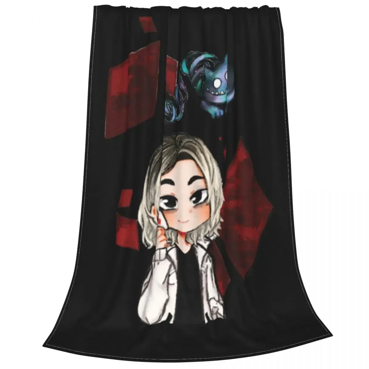 Cute Chishiya Anime Blanket Cover Alice In Borderland Flannel Throw Blankets Summer Air Conditioning Decor Soft Warm Bedsprea